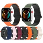 For Huawei Watch Fit3 Color Buckle Two Color Magnetic Silicone Watch Band - Image 2