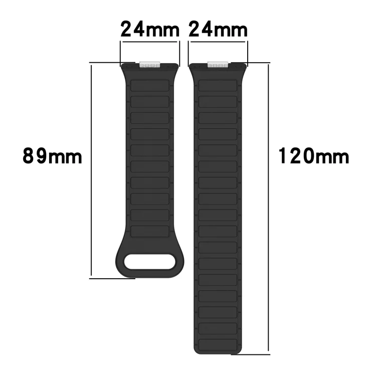 SYA0026285_B3.webp For Huawei Watch Fit3 Color Buckle Two Color Magnetic Silicone Watch Band - Image 4