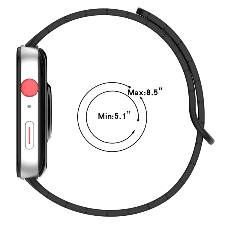 SYA0026285_B4.webp For Huawei Watch Fit3 Color Buckle Two Color Magnetic Silicone Watch Band - Image 5