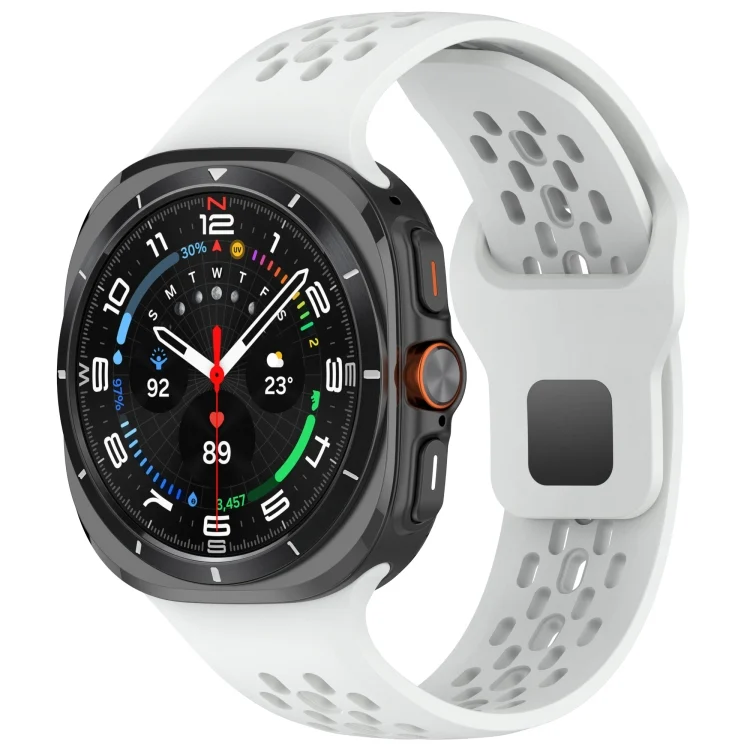 Reverse Buckle Silicone Breathable Watch Band