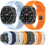 Reverse Buckle Silicone Breathable Watch Band - Image 2