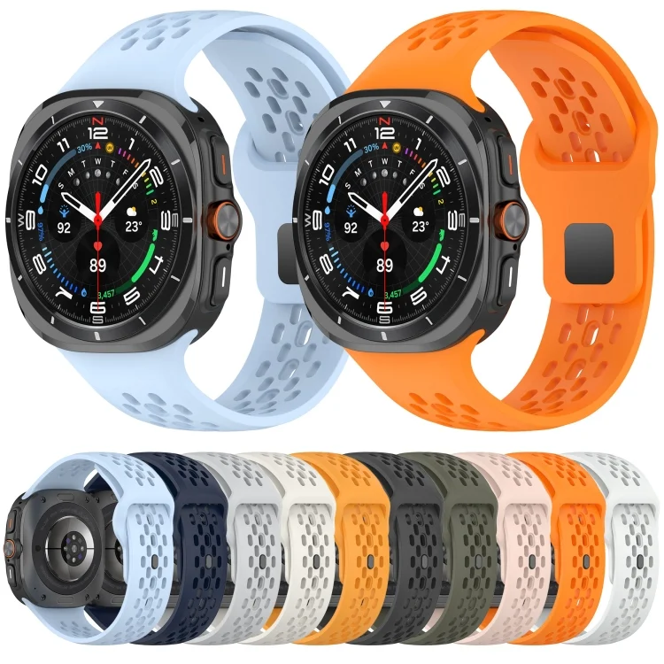 SYA0026297_B1.webp Reverse Buckle Silicone Breathable Watch Band - Image 2