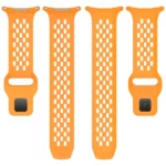 Reverse Buckle Silicone Breathable Watch Band - Image 6
