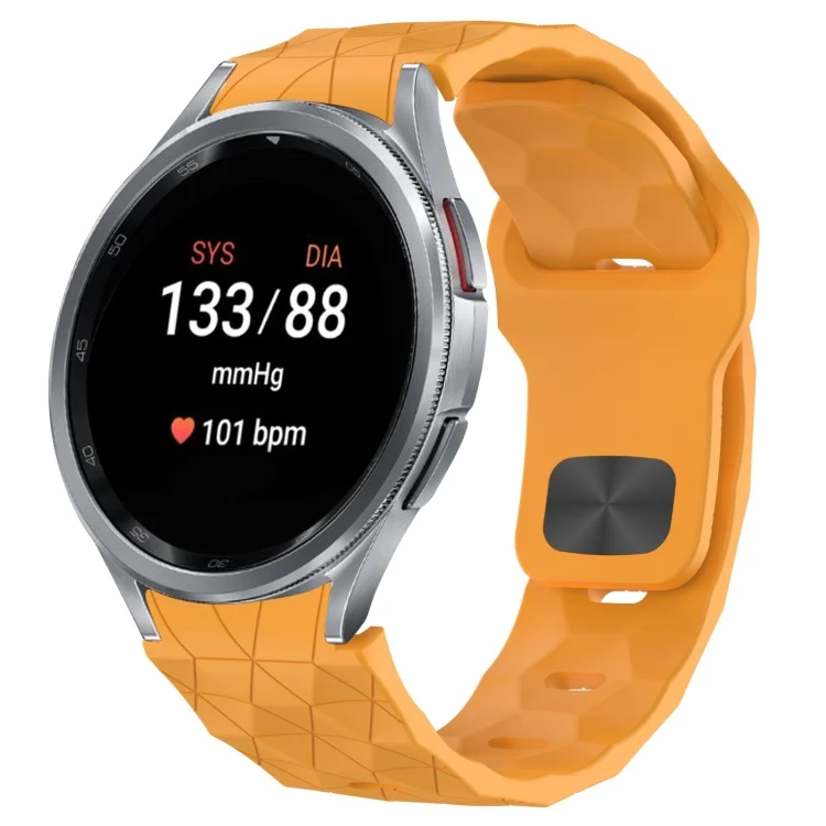 Football Texture Reverse Buckle Silicone Watch Band