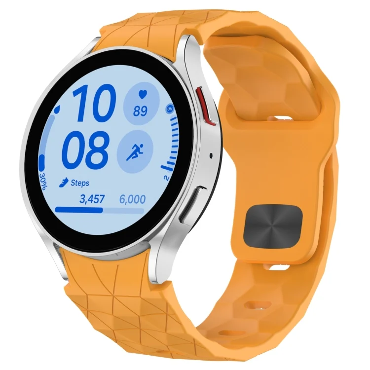 Football Texture Reverse Buckle Silicone Watch Band