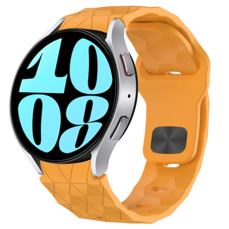 Football Texture Reverse Buckle Silicone Watch Band