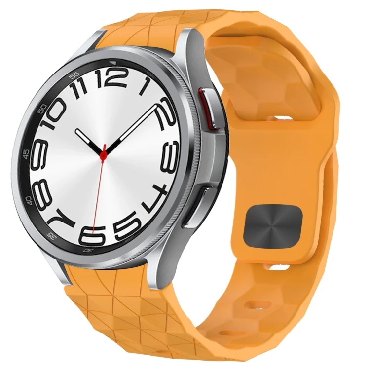Football Texture Reverse Buckle Silicone Watch Band