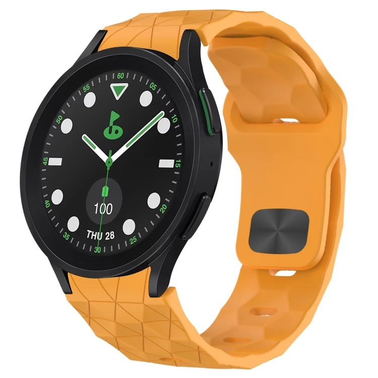 Football Texture Reverse Buckle Silicone Watch Band