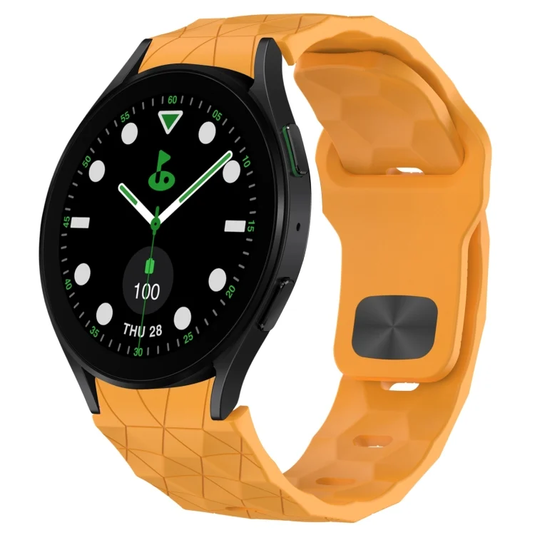 Football Texture Reverse Buckle Silicone Watch Band