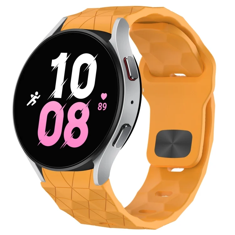 Football Texture Reverse Buckle Silicone Watch Band