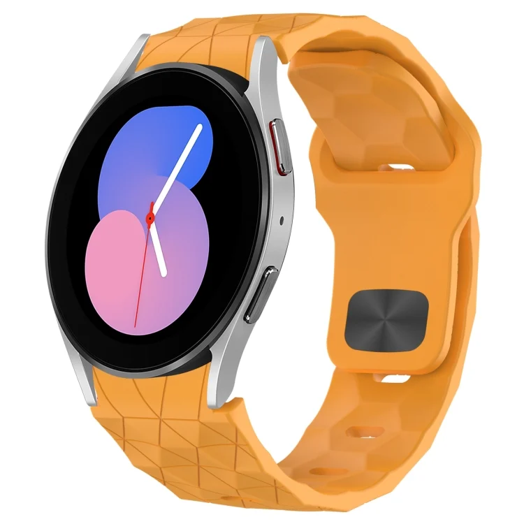 Football Texture Reverse Buckle Silicone Watch Band