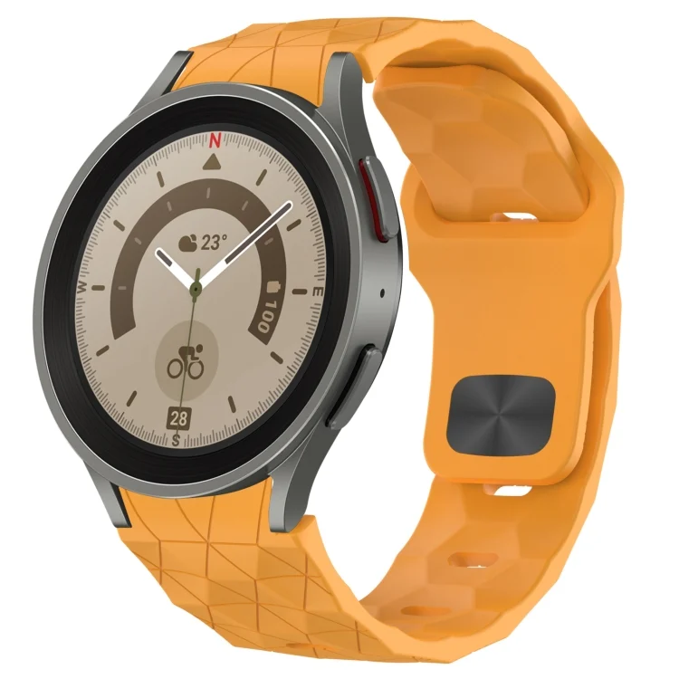 Football Texture Reverse Buckle Silicone Watch Band