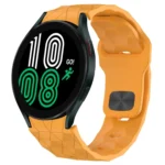 Football Texture Reverse Buckle Silicone Watch Band
