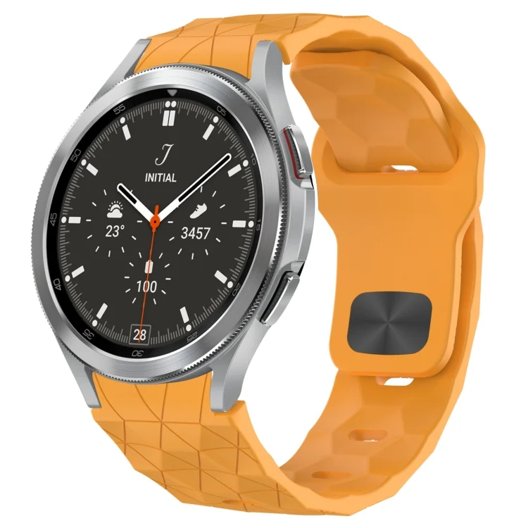 Football Texture Reverse Buckle Silicone Watch Band
