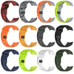 Football Texture Reverse Buckle Silicone Watch Band - Image 4