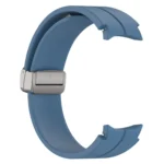 Magnetic Folding Silver Buckle Silicone Watch Band - Image 9
