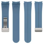 Magnetic Folding Silver Buckle Silicone Watch Band - Image 10