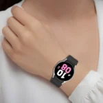 Magnetic Folding Silver Buckle Silicone Watch Band - Image 5