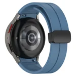 Magnetic Folding Black Buckle Silicone Watch Band - Image 7