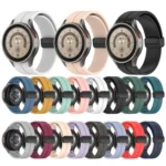 Magnetic Folding Black Buckle Silicone Watch Band - Image 2