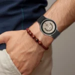 Magnetic Folding Black Buckle Silicone Watch Band - Image 6