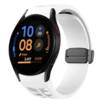 Richard Magnetic Folding Black Buckle Silicone Watch Band