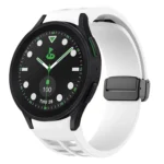 Richard Magnetic Folding Black Buckle Silicone Watch Band