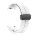 Richard Magnetic Folding Black Buckle Silicone Watch Band - Image 6