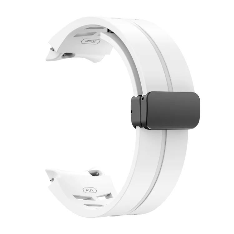 SYA002630902A_2.webp Richard Magnetic Folding Black Buckle Silicone Watch Band - Image 6