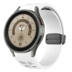 Richard Magnetic Folding Black Buckle Silicone Watch Band