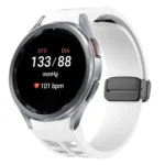 Richard Magnetic Folding Black Buckle Silicone Watch Band