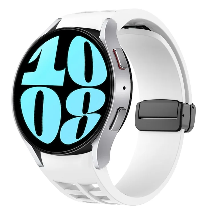 Richard Magnetic Folding Black Buckle Silicone Watch Band