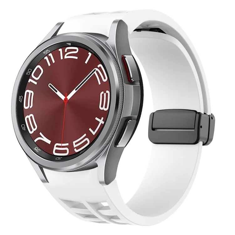 Richard Magnetic Folding Black Buckle Silicone Watch Band
