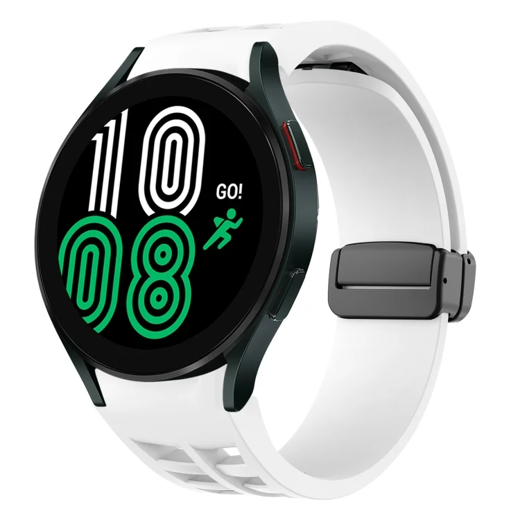 Richard Magnetic Folding Black Buckle Silicone Watch Band