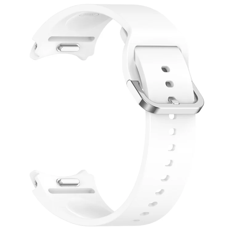 SYA002631110A_1.webp Solid Color Silver Buckle Quick Release Silicone Watch Band - Image 7