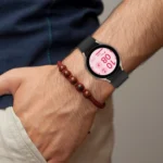 Solid Color Silver Buckle Quick Release Silicone Watch Band - Image 6