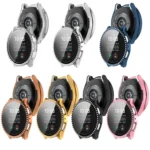 Single Row Diamond PC + Tempered Film Integrated Watch Protective Case - Image 5