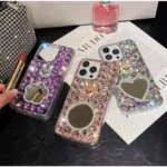 Diamond Mirror Rabbit Handmade PC Phone Case, For iPhone XR, For iPhone XS Max, For iPhone SE 2022 /  7 / 8, For iPhone X / XS, For iPhone 7 Plus / 8 Plus - Image 2