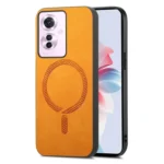 Retro Magsafe Magnetic PU Back Cover Phone Case, For OPPO Reno11 F, For OPPO Find X7 5G