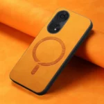 Retro Magsafe Magnetic PU Back Cover Phone Case, For OPPO Reno11 F, For OPPO Find X7 5G - Image 7
