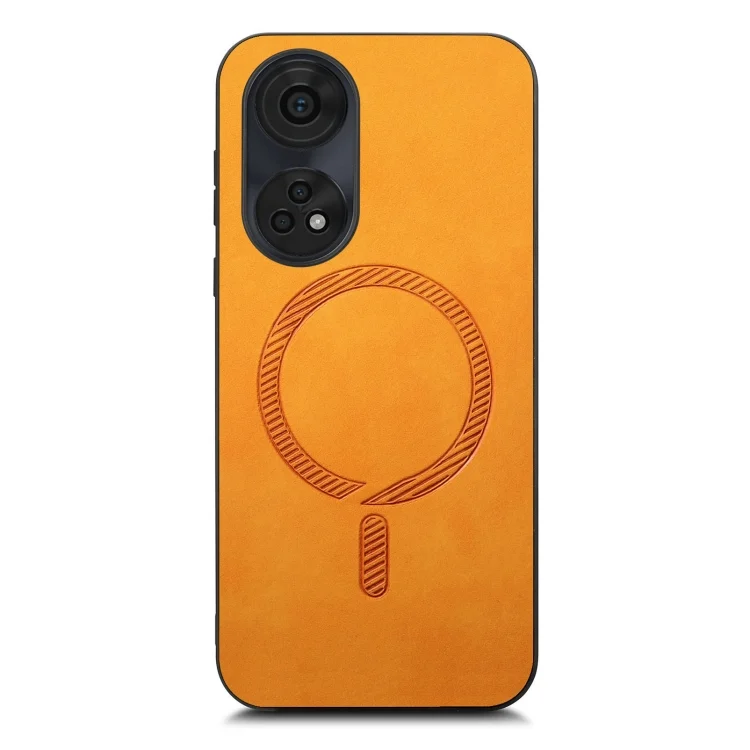 SYA002636002A_2.webp Retro Magsafe Magnetic PU Back Cover Phone Case, For OPPO Reno11 F, For OPPO Find X7 5G - Image 8