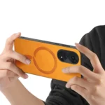 Retro Magsafe Magnetic PU Back Cover Phone Case, For OPPO Reno11 F, For OPPO Find X7 5G - Image 9