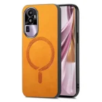 Retro Magsafe Magnetic PU Back Cover Phone Case, For OPPO Reno10 Pro+ 5G, For OPPO Find X8 Pro