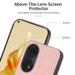 Retro Magsafe Magnetic PU Back Cover Phone Case, For OPPO Reno11 F, For OPPO Find X7 5G - Image 5