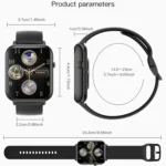 Q19 Max 2.1 inch HD Screen Waterproof Sports Business Smart Watch - Image 11
