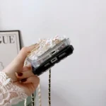 Crossbody Perfume Bottle Handmade Inlaid Diamond PC Phone Case, For iPhone 11, For iPhone 11 Pro, For iPhone XR, For iPhone XS Max, For iPhone SE 2022 / 7 / 8 - Image 6