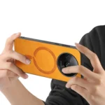 Solid Color Retro Magsafe PU Back Cover Phone Case, For Xiaomi Redmi A3, For Xiaomi Redmi Note 13 Pro 4G - Image 9