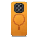 Solid Color Retro Magsafe PU Back Cover Phone Case, For Xiaomi Redmi Note 14 Pro 5G, For Xiaomi 14T Pro - Image 7