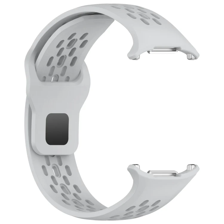SYA002638701A_3.webp For Samsung Galaxy Watch Ultra 47mm Holes Style Square Buckle Solid Color Silicone Watch Band - Image 8