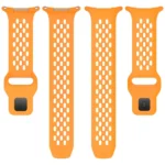 For Samsung Galaxy Watch Ultra 47mm Holes Style Square Buckle Solid Color Silicone Watch Band - Image 5